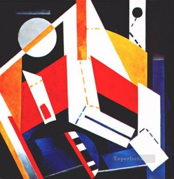 純粋に抽象的 Painting - 建設 1923 アレクサンドラ エクスターの要約